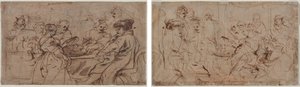 Svátek Heroda (recto) Tomyris s hlavou Kýra (verso) od Peter Paul Rubens