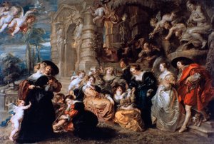 Zahrada lásky, c1630 od Peter Paul Rubens
