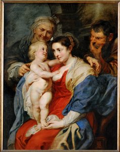 Svatá rodina se svatou Annou (malba na plátně) od Peter Paul Rubens