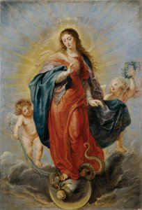 Neposkvrněné početí od Peter Paul Rubens
