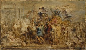 Triumf Jindřicha IV. od Peter Paul Rubens