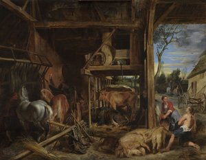 Marnotratný syn, 1618. od Peter Paul Rubens