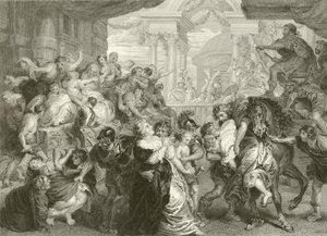Znásilnění Sabinek od Peter Paul Rubens