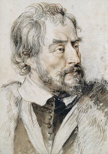 Thomas Howard (1585-1646) 2. hrabě z Arundel (tužka, pero a inkoust a mytí na papíře) od Peter Paul Rubens