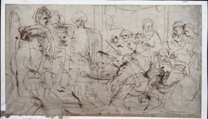 Tomyris s hlavou Cyrus (verze) od Peter Paul Rubens