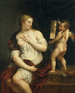 Venuše a Amor od Peter Paul Rubens
