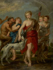 Diana a její nymfy na lovu, 1627-8