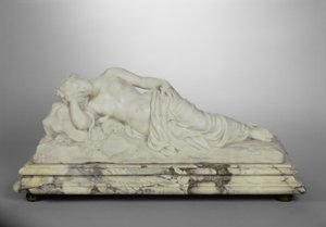 Kleopatra, kolem roku 1720 (mramor)