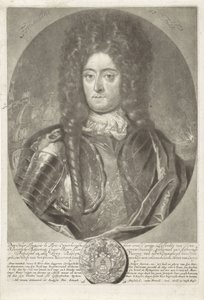 Portrét generálního admirála Francoise Leforta 1656-1699, 1698. od Peter Schenk
