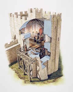 Hrad Peveril, 12. století, c1990-2010