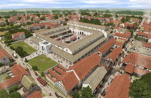 Fórum v Silchesteru ze severozápadu, c4. století, c1990-2010.