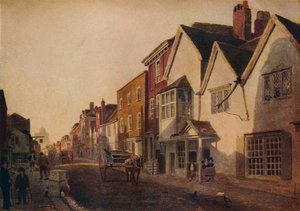 Eton High Street, c19. století, 1924 od Peter de Wint