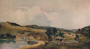 Mlýnský potok, 19. století, 1935 od Peter de Wint