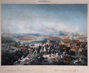 Napoleonská válka – ruské tažení roku 1812: Bitva u Borodina (nebo bitva u Moskvy) mezi Francií a Ruskem, 7. září 1812 (bitva u Borodina 26. srpna