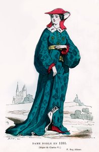 Šlechtica doby francouzského Karla VI., 1395 1882-1884