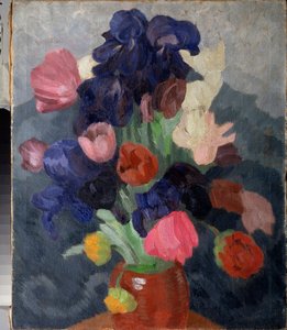 Kytice - obraz Pyotr (Piotr, Petr) Savvich Utkin (Utkin) (1877-1934), olej na plátně