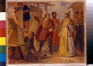 Velký princ Vladimir II Temný staví kostel Matky Boží v Moskvě