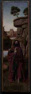 Svatý Jan Křtitel v krajině, asi 1445 (olej na desce) od Petrus Christus