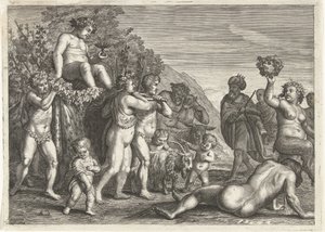 Triomf van Bacchus od Petrus Clouwet (possibly)
