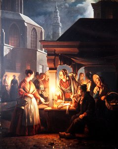 The Fish Stall (olej na panelu)