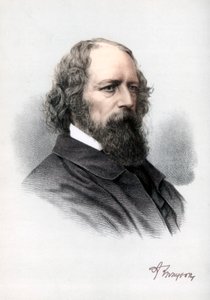 Alfred Tennyson, první baron Tennyson, anglický básník, c1890. od Petter and Galpin Cassell