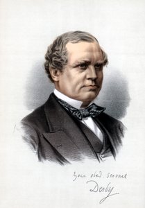 Edward Henry Stanley, 15. hrabě z Derby, předseda vlády Spojeného království, c1890. od Petter and Galpin Cassell