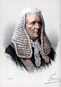 Hugh NcCalmont Cairns, 1. hrabě Cairns, lord kancléř Velké Británie, c1890. od Petter and Galpin Cassell
