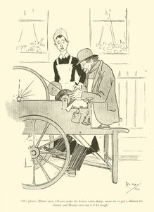 Kreslený film od Phila Maye z 90. let 19. století (litho) od Phil May