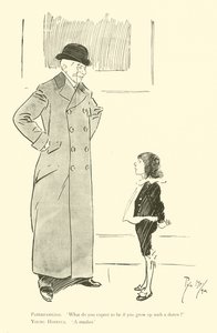 Kreslený film od Phila Maye z 90. let 19. století (litho) od Phil May