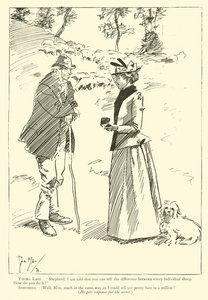 Kreslený film od Phila Maye z 90. let 19. století (litho) od Phil May