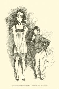 Kreslený film od Phila Maye z 90. let 19. století (litho) od Phil May