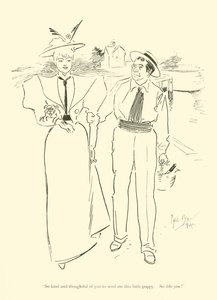 Kreslený film od Phila Maye z 90. let 19. století (litho) od Phil May