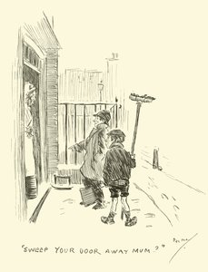 Ilustrace pro Phila Mayse Gutter-Snipese od Phil May