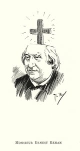 Monsieur Ernest Renan (litho) od Phil May