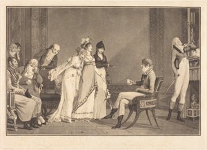 Pomeranč neboli moderní Paridův soud od Philibert-Louis Debucourt