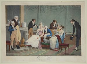 Návštěvy od Philibert-Louis Debucourt