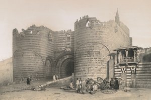 Brána Saladinovy citadely od Philibert Joseph Girault de Prangey