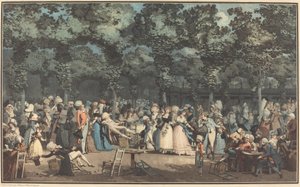 Veřejná promenáda od Philibert Louis Debucourt
