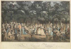 Veřejná promenáda, 1792. od Philibert Louis Debucourt