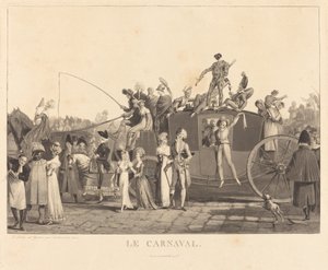 Karneval od Philibert Louis Debucourt