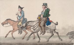 Cesta do Poissy, 1816. od Philibert Louis Debucourt