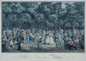 Veřejná promenáda od Philibert Louis Debucourt