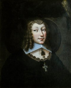 Christine Marie Francouzská 1606-1663, vévodkyně Savojská v vdovském oděvu, 1638-1640. od Philibert Torret