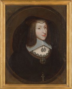 Christine Marie Francouzská 1606-1663, vévodkyně Savojská v vdovských šatech, c. 1640. od Philibert Torret