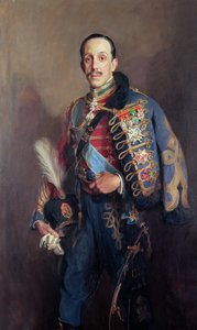 Portrét španělského krále Alfonse XIII (1886-1941)