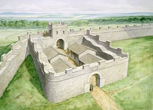 Hadrians Wall Cawfields Milecastle, 2. století, 1990-2010