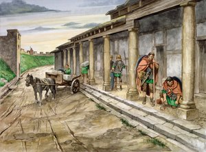 Housesteads Roman Fort, 2. století, c1990-2010 od Philip Corke