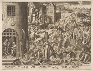 Hope Spes ze série The Virtues, 1559-60. od Philip Galle