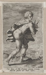 Pavor, z Prosopographia, ca. 1585-90., ca. 1585-90. od Philip Galle