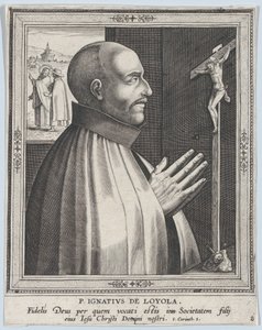 Sv. Ignác z Loyoly, ze série Mužští zakladatelé řeholních řádů, před rokem 1610, před rokem 1610 od Philip Galle